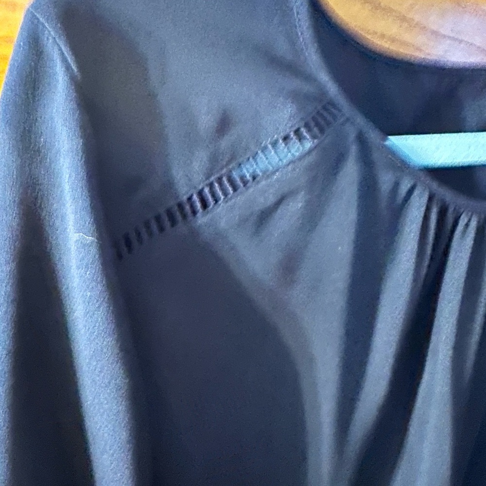 J Crew Navy Work Top - Picture 2 of 6